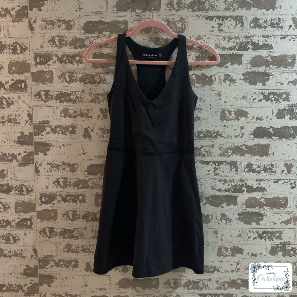 Outdoor Voices Volley Dress in Black, XS